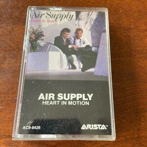 Vintage Air Supply Heart In Motion Cassette Tape 1986